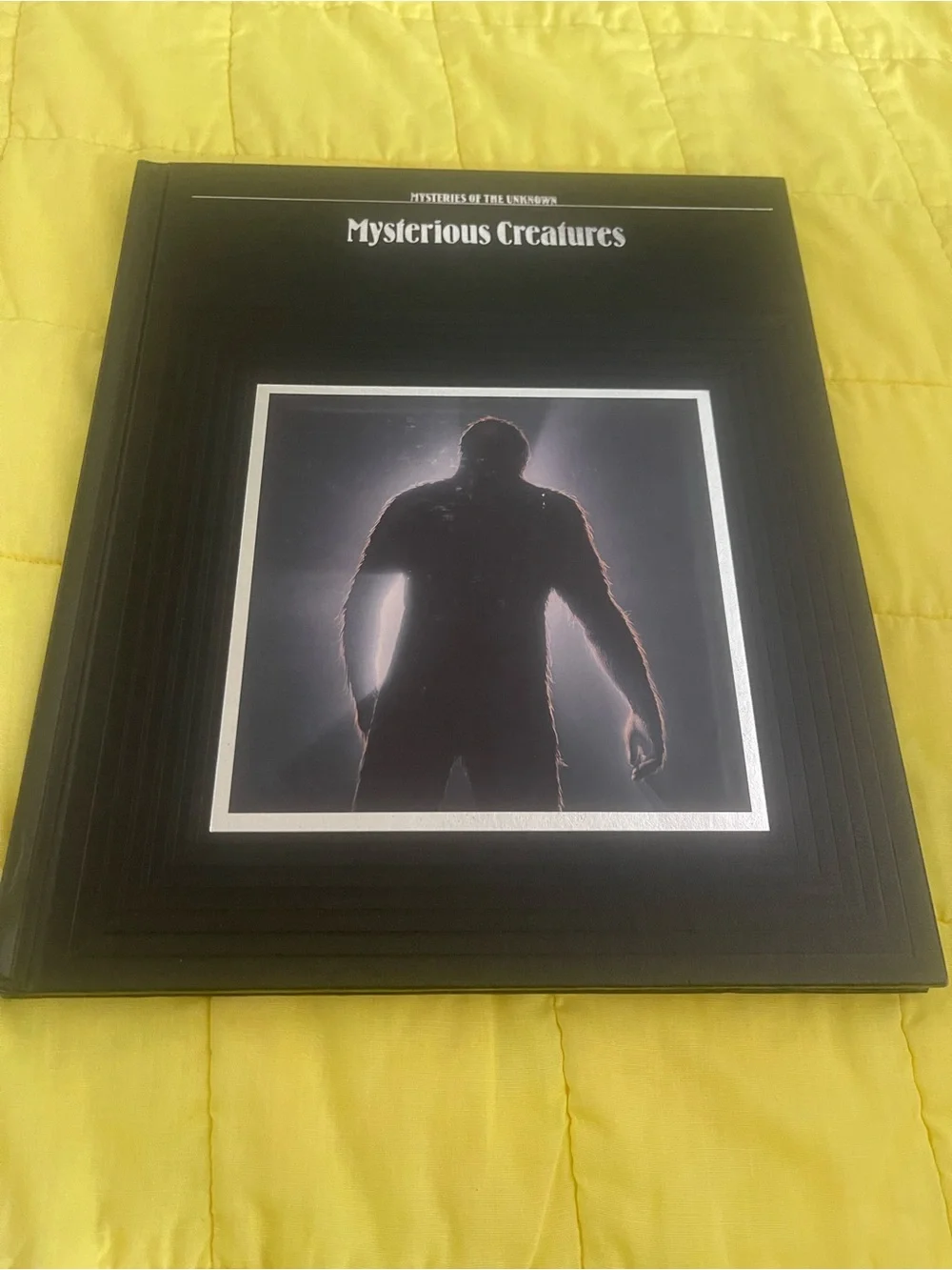 Mysterious Creatures Hardcover Book - Black with Silver Accent